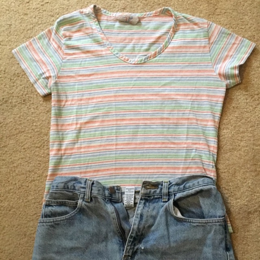 vintage striped tee